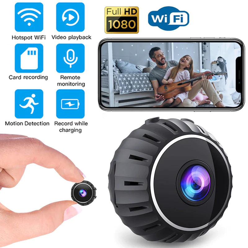 Mini Hidden Spy Nanny Camera Wireless Nanny Cam Wifi Home Security HD 1080P DVR