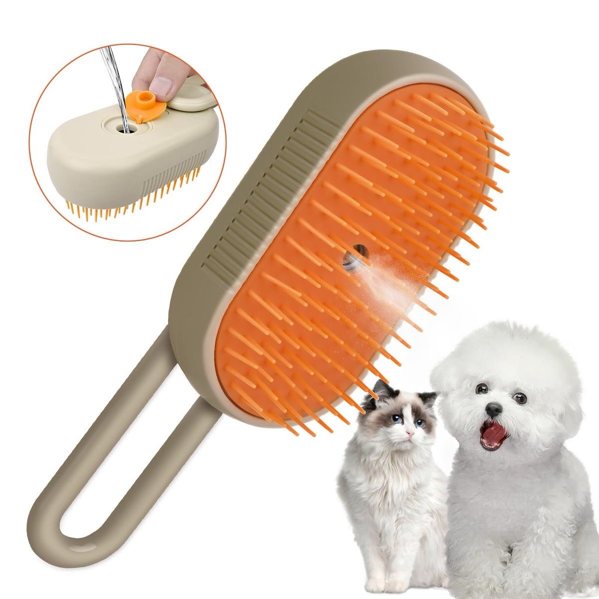 Steam Pet Comb for Cats and Dogs
